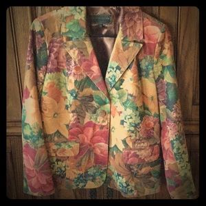 Hand made leather blazer from Argentina